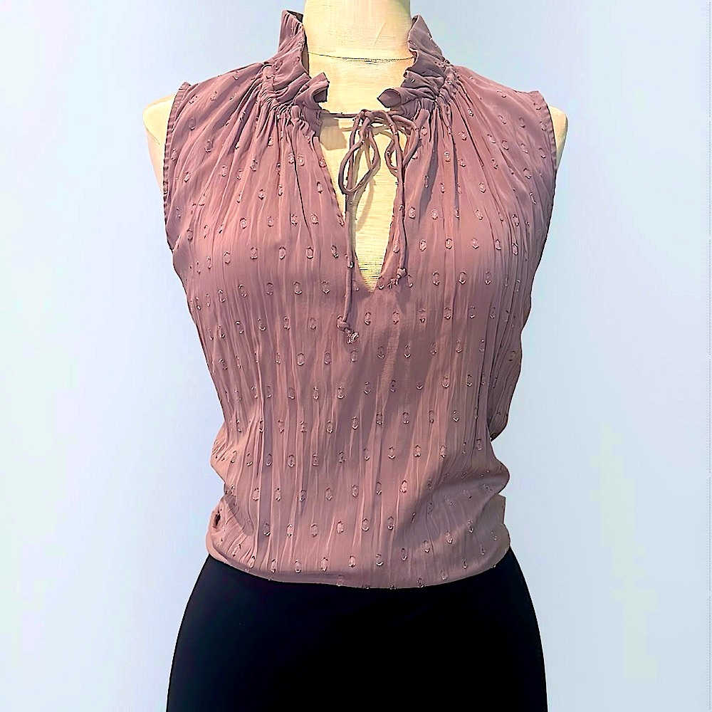 Sleeveless Top Lilac Viscose-blend Women’s Medium 8/10 by H&M